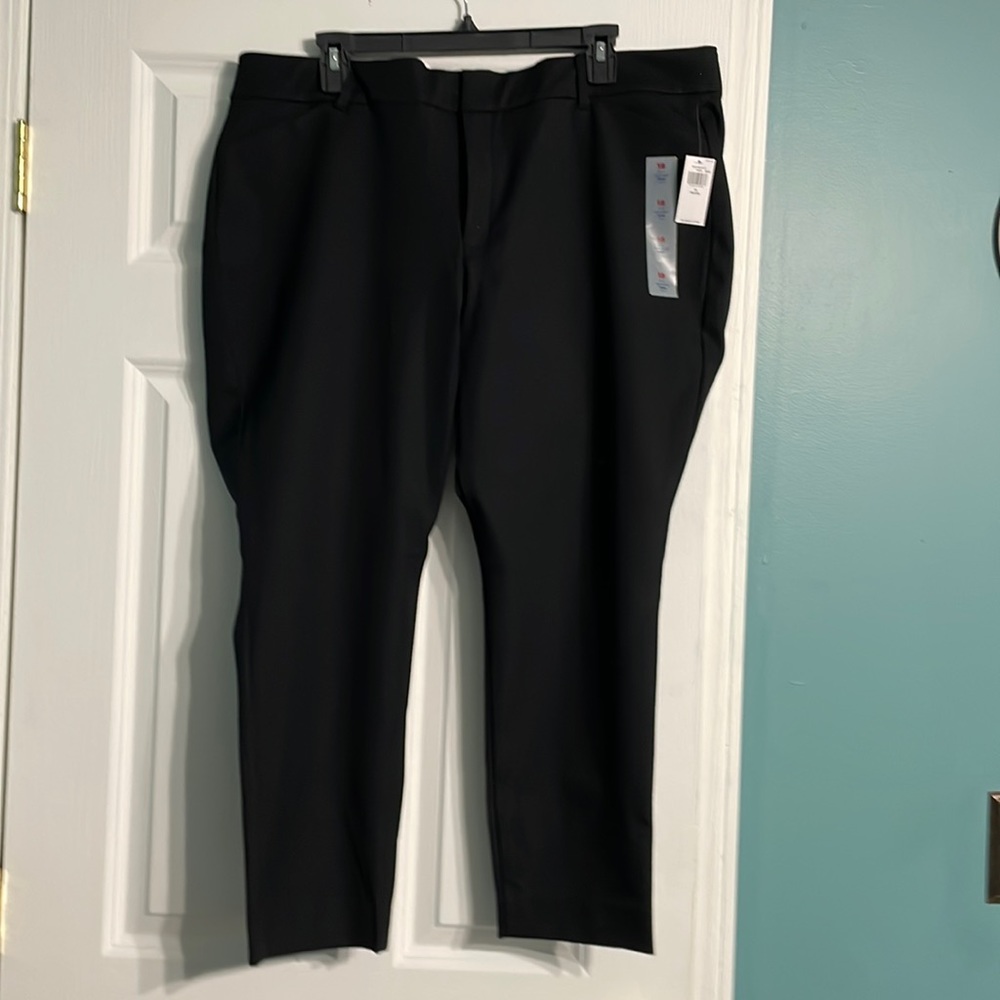 Old navy high rise pixie, size 18, black ankle pants